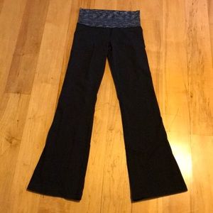 Black lululemon yoga pants. Worn once.